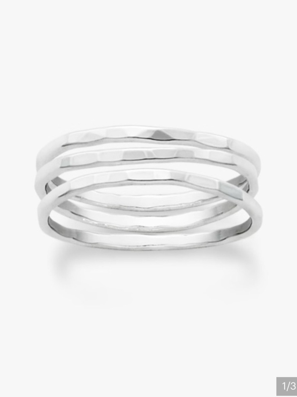 James Avery Delicate Forged
Rings - Size 6 or 6.5 
- Set of 3 - Picture 2 of 2